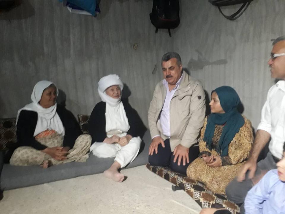 A 14-year-old Kurdish Ezidi girl rescued after three year of abduction by the Islamic State (IS), April, 19, 2018. (Photo: Ezidi Rescue Office)